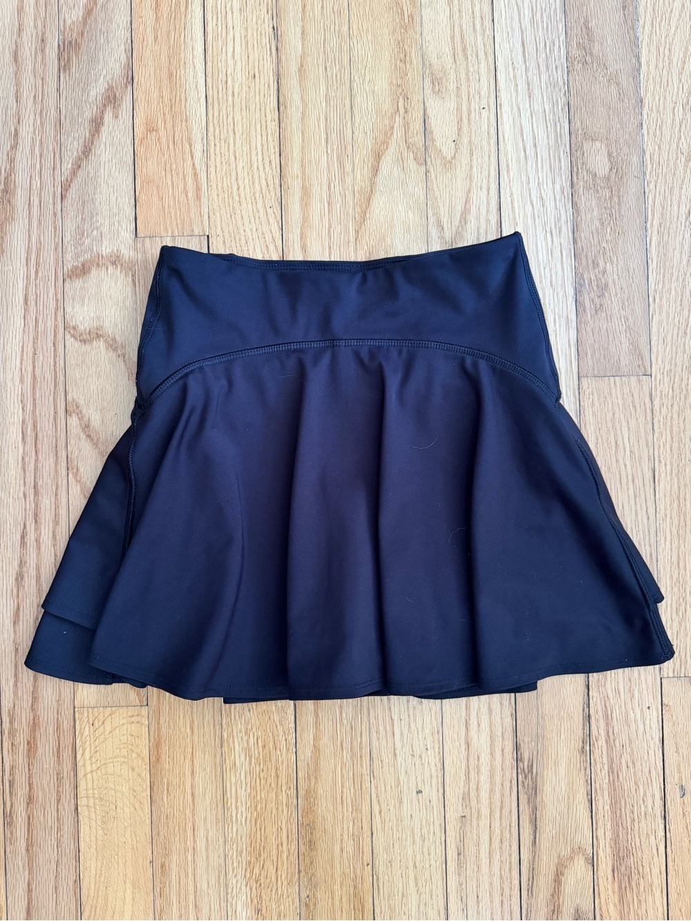 Old Navy Black Skater Tennis Skirt with Built-In Short Liner - Skort
